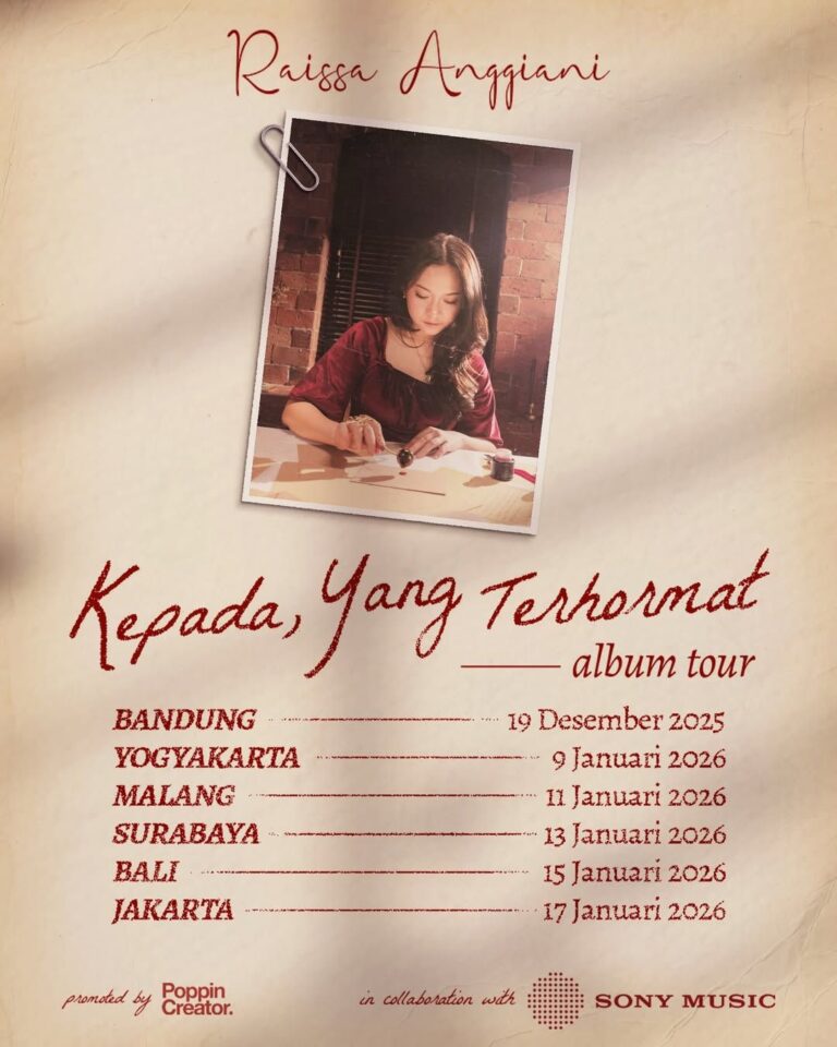 Gempita Musik Raissa Anggiani Siap Menghentak Jakarta Dalam Konser Tur Album Terbarunya